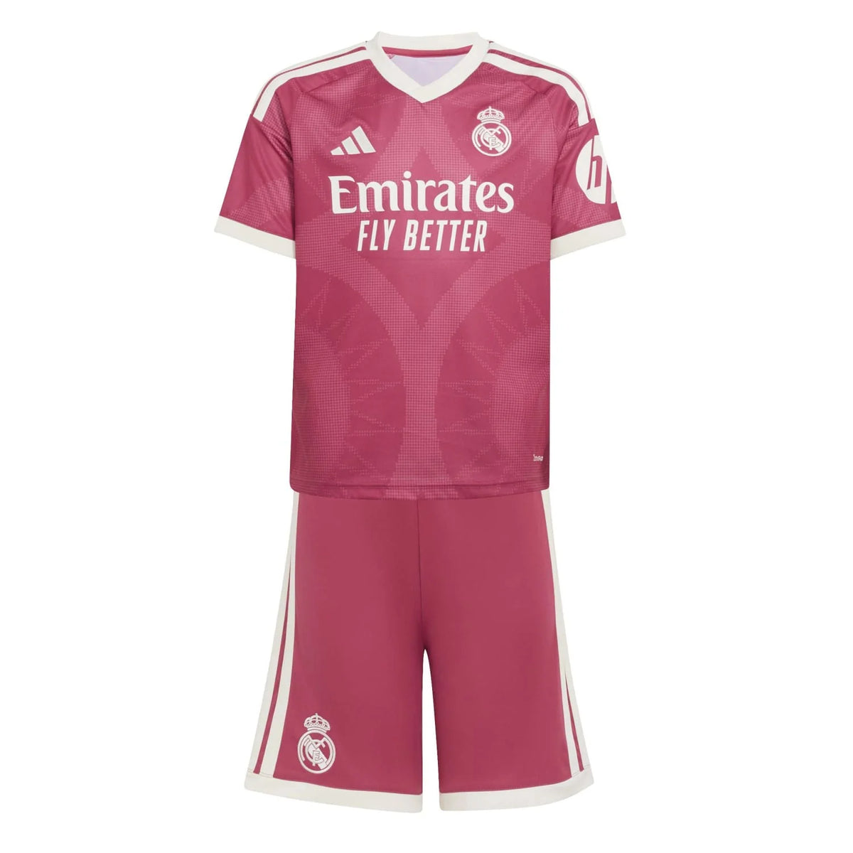 Real Madrid 2026/27 Away Kids Kit Pink