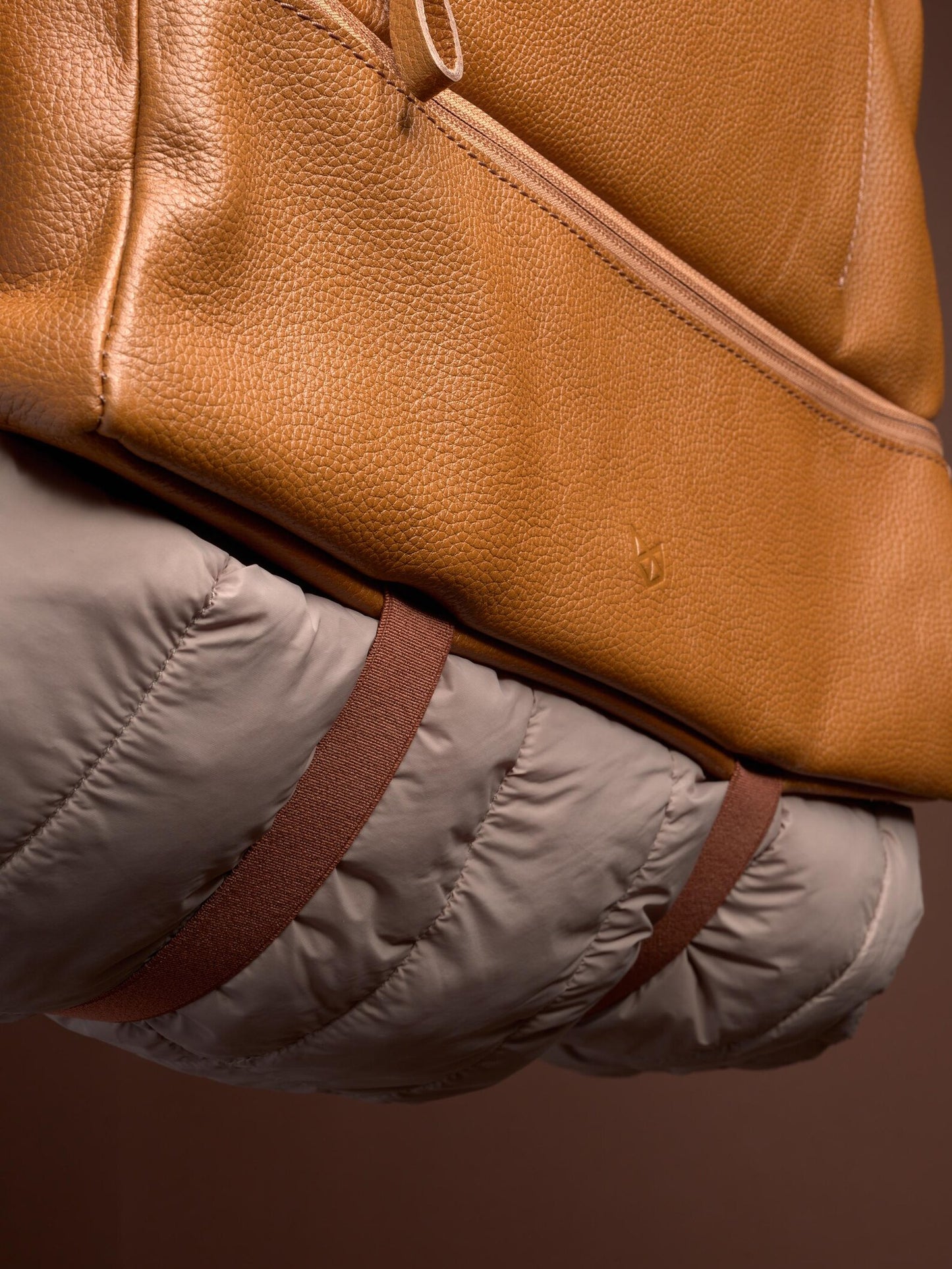 Black Full-Grain Leather Sport Bag | Gym Carryall